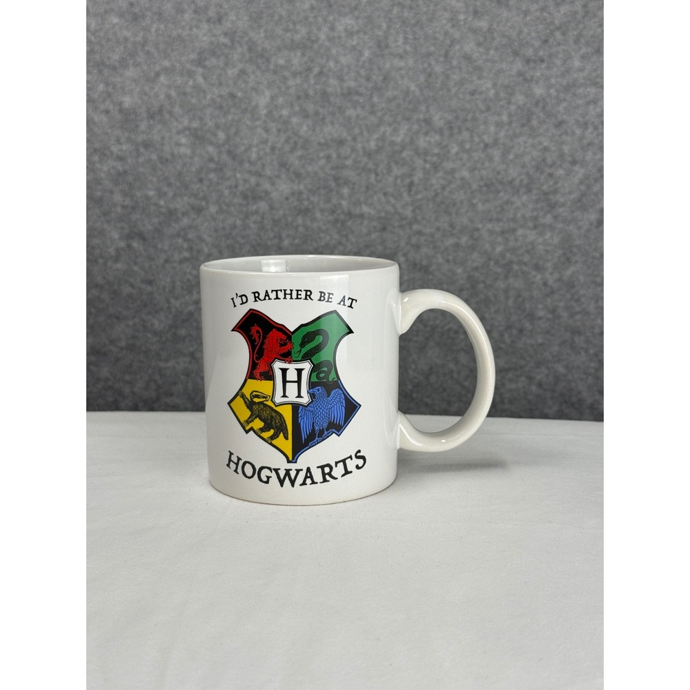Harry Potter Hogwarts Crest 20oz Ceramic Coffee Mug Id Rather Be At Hogwarts‎